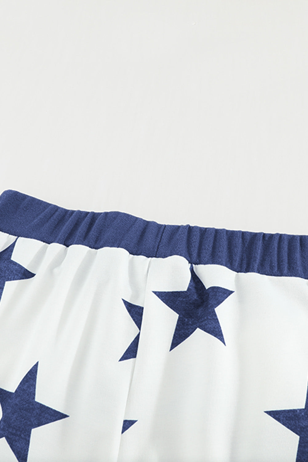 God Bless America Star Print Drawstring Joggers