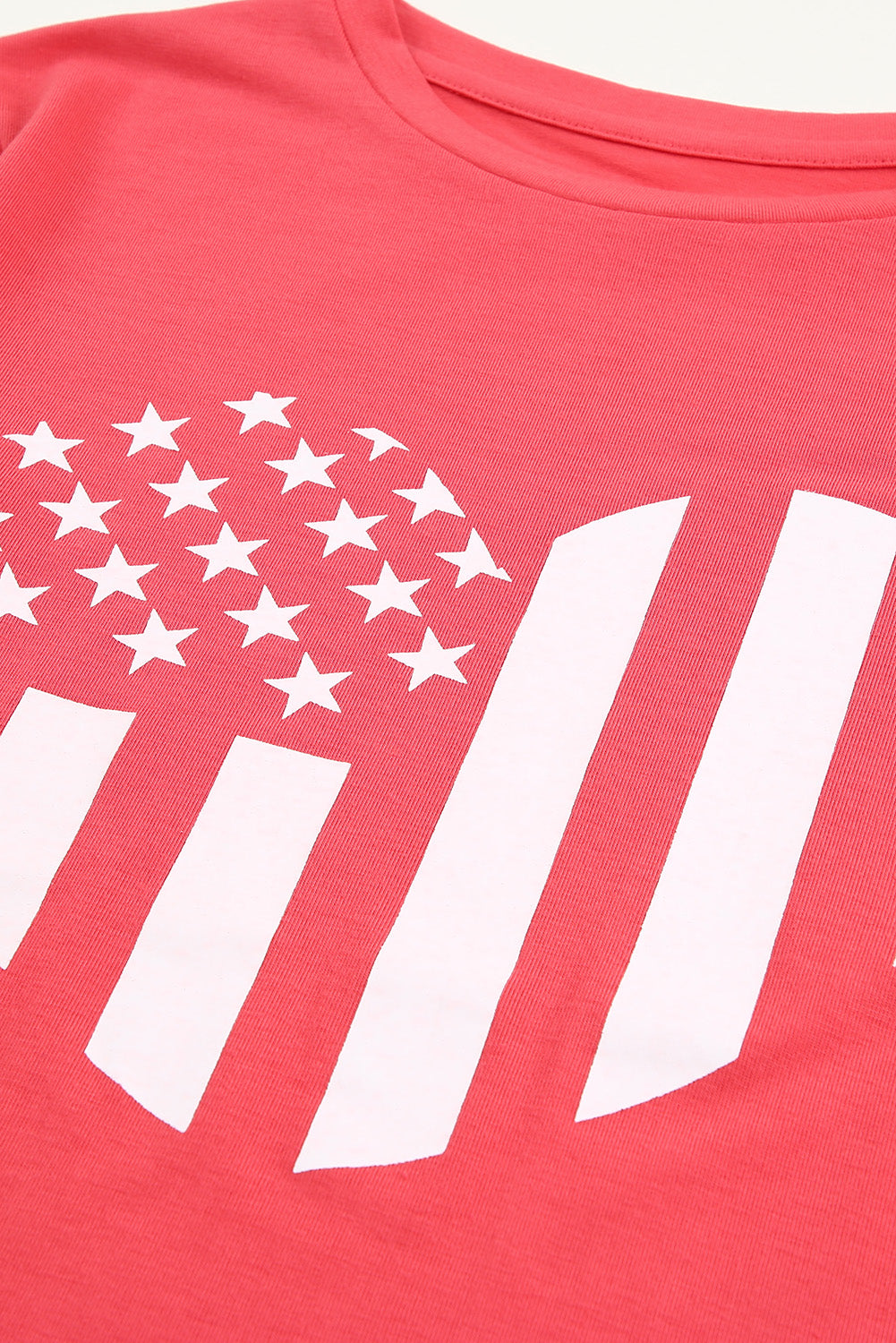 God Bless America Stars and Stripes Heart Tee